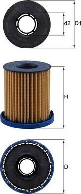 KNECHT OX1350 - Масляний фільтр autocars.com.ua