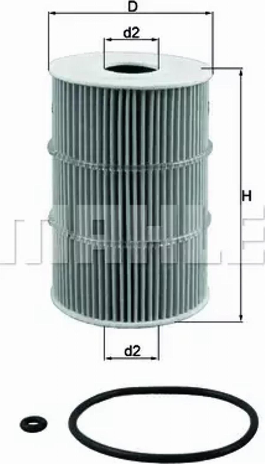 KNECHT OX 378D - Масляний фільтр autocars.com.ua