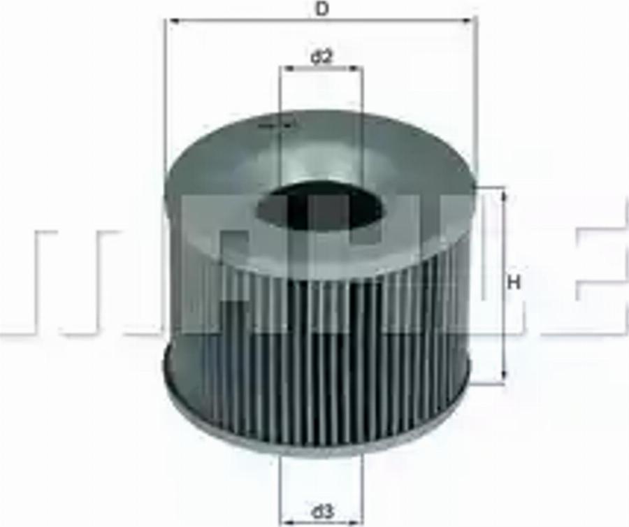 KNECHT OX 61D - Масляний фільтр autocars.com.ua