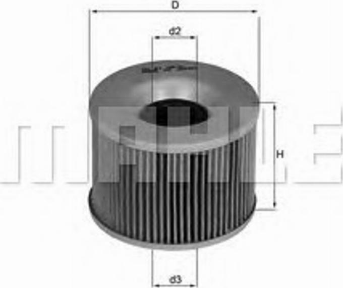 KNECHT OX 61 - Масляный фильтр avtokuzovplus.com.ua