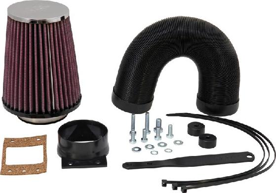 K&N Filters 57-0148 - Система спортивного повітряного фільтра autocars.com.ua