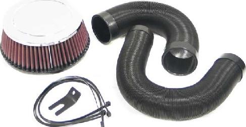 K&N Filters 57-0189 - Система спортивного повітряного фільтра autocars.com.ua