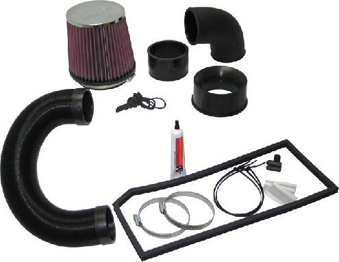 K&N Filters 57-0570 - Система спортивного повітряного фільтра autocars.com.ua