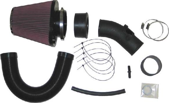 K&N Filters 57-0615 - Система спортивного повітряного фільтра autocars.com.ua