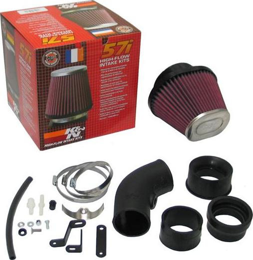 K&N Filters 57-0618-1 - Система спортивного повітряного фільтра autocars.com.ua