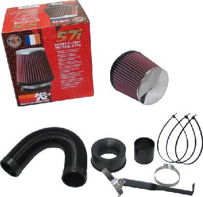 K&N Filters 57-0663 - Система спортивного повітряного фільтра autocars.com.ua