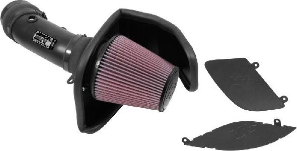 K&N Filters 69-2553TTK - Система спортивного повітряного фільтра autocars.com.ua