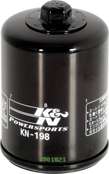 K&N Filters KN-198 - Масляний фільтр autocars.com.ua
