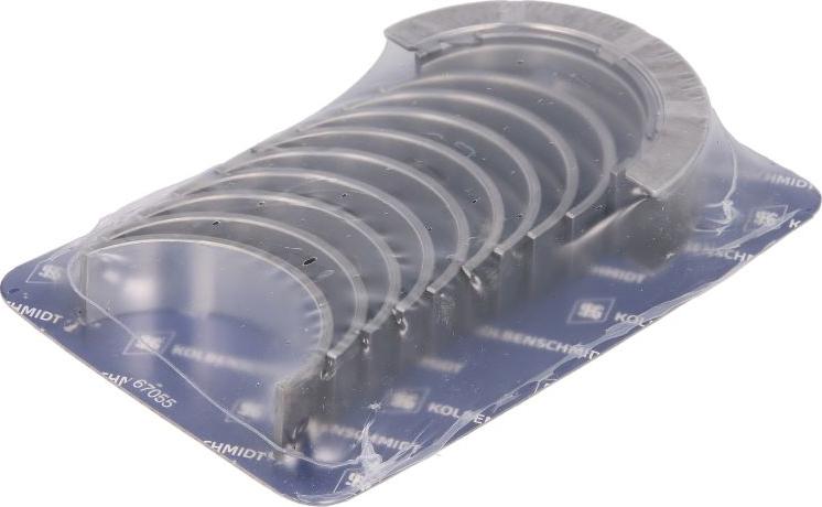 Kolbenschmidt 37 182 610 - Комплект підшипників колінчастого вала autocars.com.ua