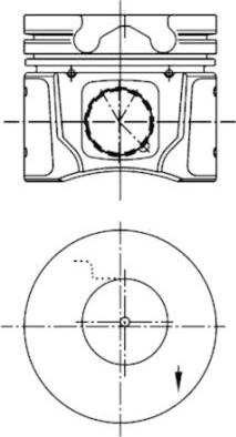 Kolbenschmidt 40014600 - Поршень autocars.com.ua