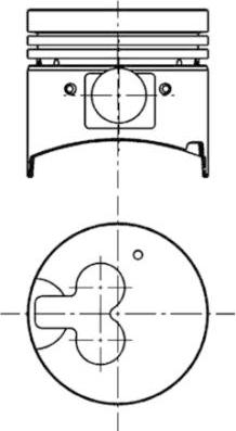 Kolbenschmidt 40067600 - Поршень autocars.com.ua
