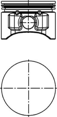 Kolbenschmidt 40072600 - Поршень autocars.com.ua