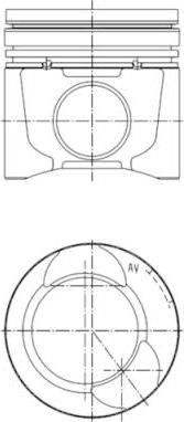 Kolbenschmidt 40074600 - Поршень autocars.com.ua
