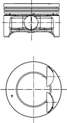 Kolbenschmidt 40273600 - Поршень avtokuzovplus.com.ua