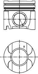 Kolbenschmidt 40292600 - Поршень autocars.com.ua