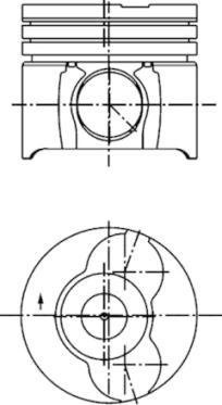 Kolbenschmidt 40293600 - Поршень avtokuzovplus.com.ua