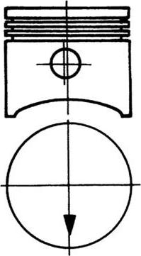 Kolbenschmidt 40297610 - Поршень autocars.com.ua