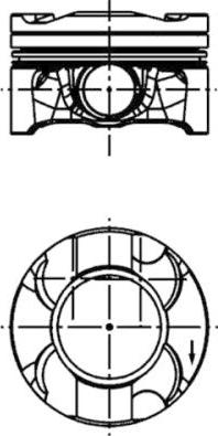 Kolbenschmidt 40653600 - Поршень avtokuzovplus.com.ua