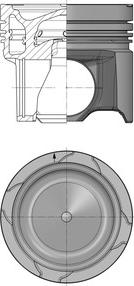 Kolbenschmidt 41178600 - Поршень autocars.com.ua