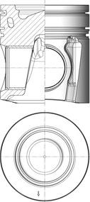 Kolbenschmidt 41220600 - Поршень autocars.com.ua