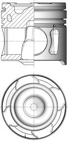 Kolbenschmidt 41255600 - Поршень autocars.com.ua