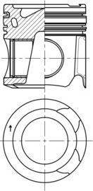 Kolbenschmidt 41276600 - Поршень autocars.com.ua