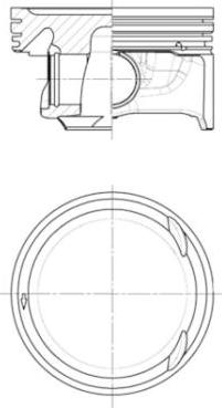 Kolbenschmidt 41487620 - Поршень avtokuzovplus.com.ua