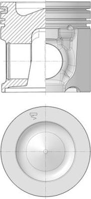 Kolbenschmidt 41503600 - Поршень autocars.com.ua