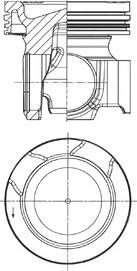 Kolbenschmidt 41875600 - Поршень autocars.com.ua