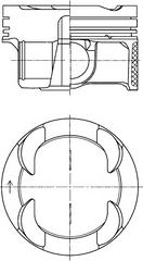 Kolbenschmidt 42099600 - Поршень avtokuzovplus.com.ua