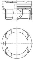 Kolbenschmidt 42100600 - Поршень avtokuzovplus.com.ua