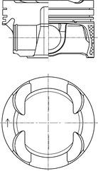 Kolbenschmidt 42101600 - Поршень avtokuzovplus.com.ua