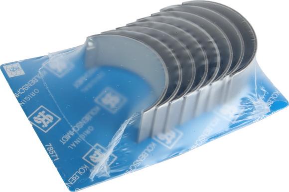 Kolbenschmidt 77588600 - Комплект шатунних вкладишів autocars.com.ua