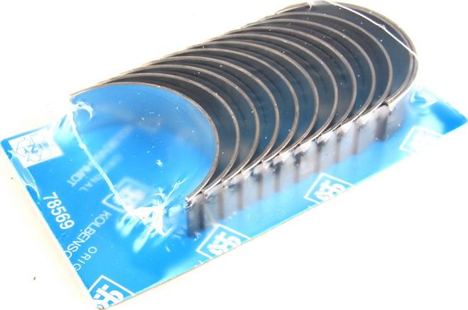 Kolbenschmidt 77822600 - Комплект шатунних вкладишів autocars.com.ua