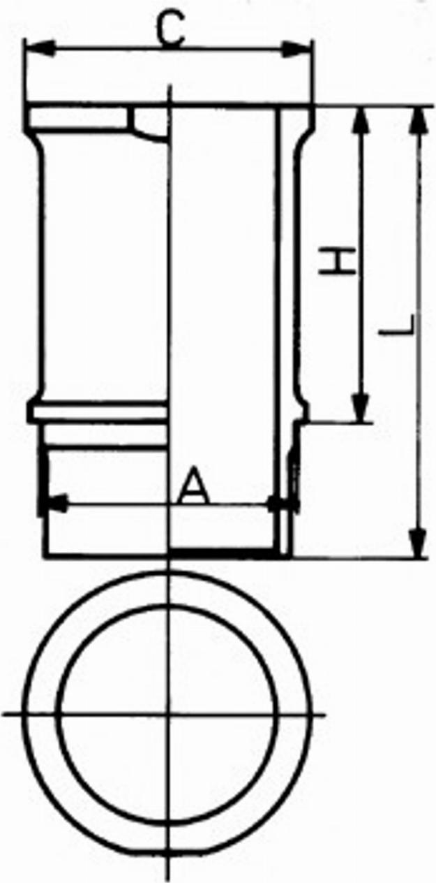 Kolbenschmidt 88384110 - Гільза циліндра autocars.com.ua