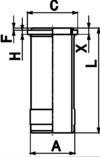 Kolbenschmidt 90759962 - Ремонтный комплект, поршень / гильза цилиндра avtokuzovplus.com.ua