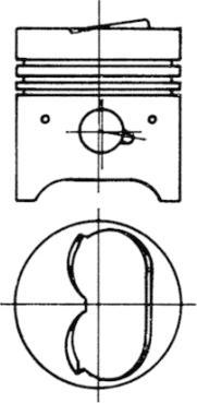 Kolbenschmidt 90092630 - Поршень autocars.com.ua