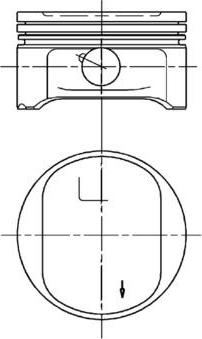 Kolbenschmidt 90352600 - Поршень avtokuzovplus.com.ua