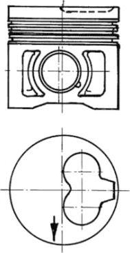 Kolbenschmidt 90527620 - Поршень autocars.com.ua