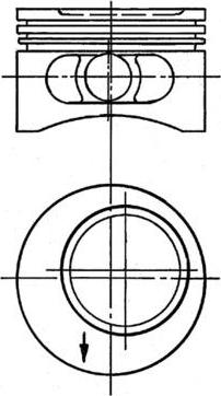 Kolbenschmidt 90760620 - Поршень autocars.com.ua