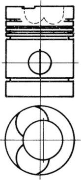 Kolbenschmidt 90904600 - Поршень autocars.com.ua