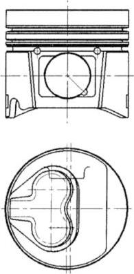 Kolbenschmidt 91313700 - Поршень autocars.com.ua