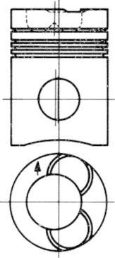 Kolbenschmidt 91359600 - Поршень autocars.com.ua