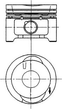 Kolbenschmidt 92228600 - Поршень autocars.com.ua