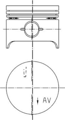 Kolbenschmidt 92409700 - Поршень autocars.com.ua