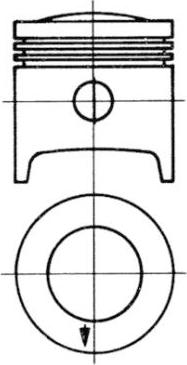 Kolbenschmidt 92614601 - Поршень autocars.com.ua