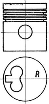 Kolbenschmidt 92791955 - Ремонтний комплект, поршень / гільза циліндра autocars.com.ua