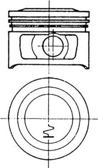 Kolbenschmidt 93113600 - Поршень autocars.com.ua