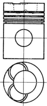 Kolbenschmidt 93166600 - Поршень autocars.com.ua