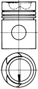 Kolbenschmidt 93249600 - Поршень autocars.com.ua